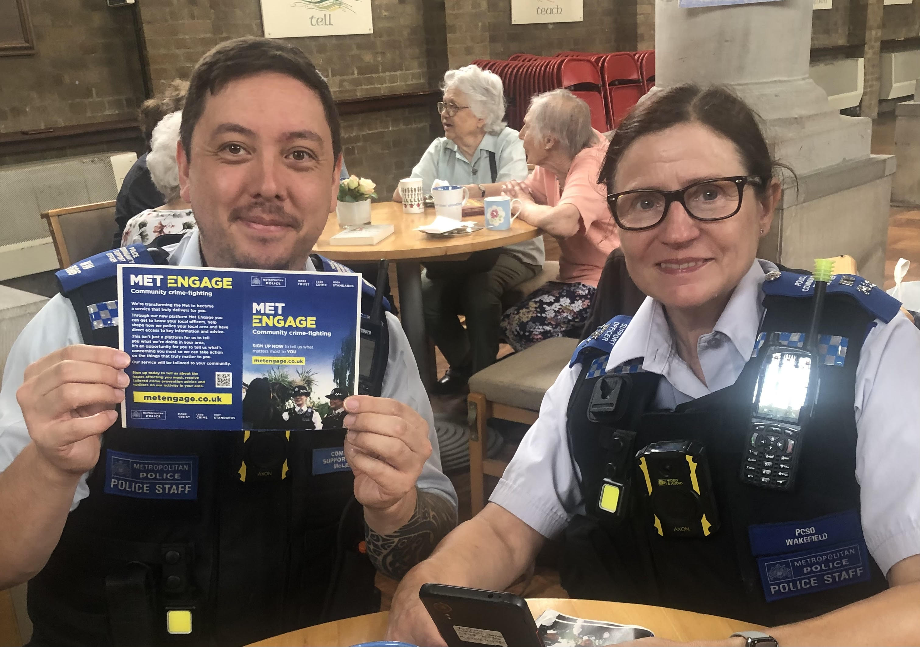 met engage police