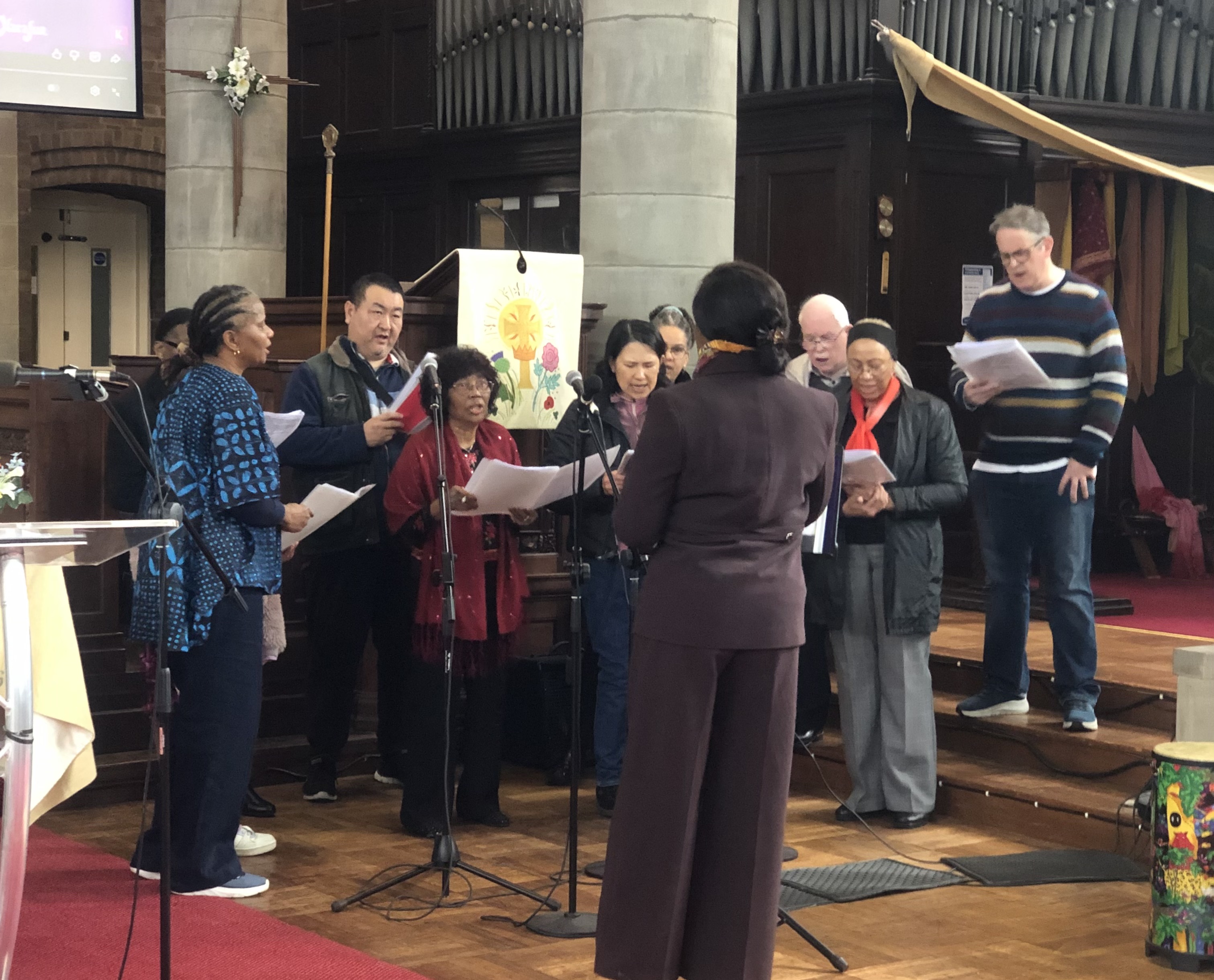 Bishop Rosemarie Visit choir 1