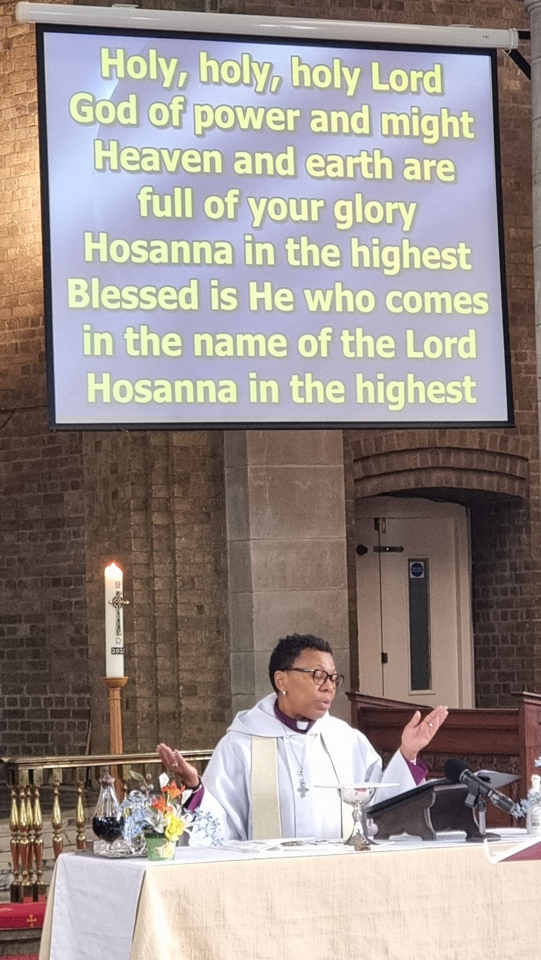 Bishop Rosemarie Presiding