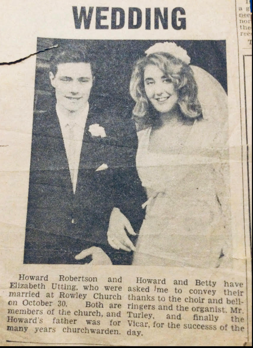 Howard and Betty press cutting