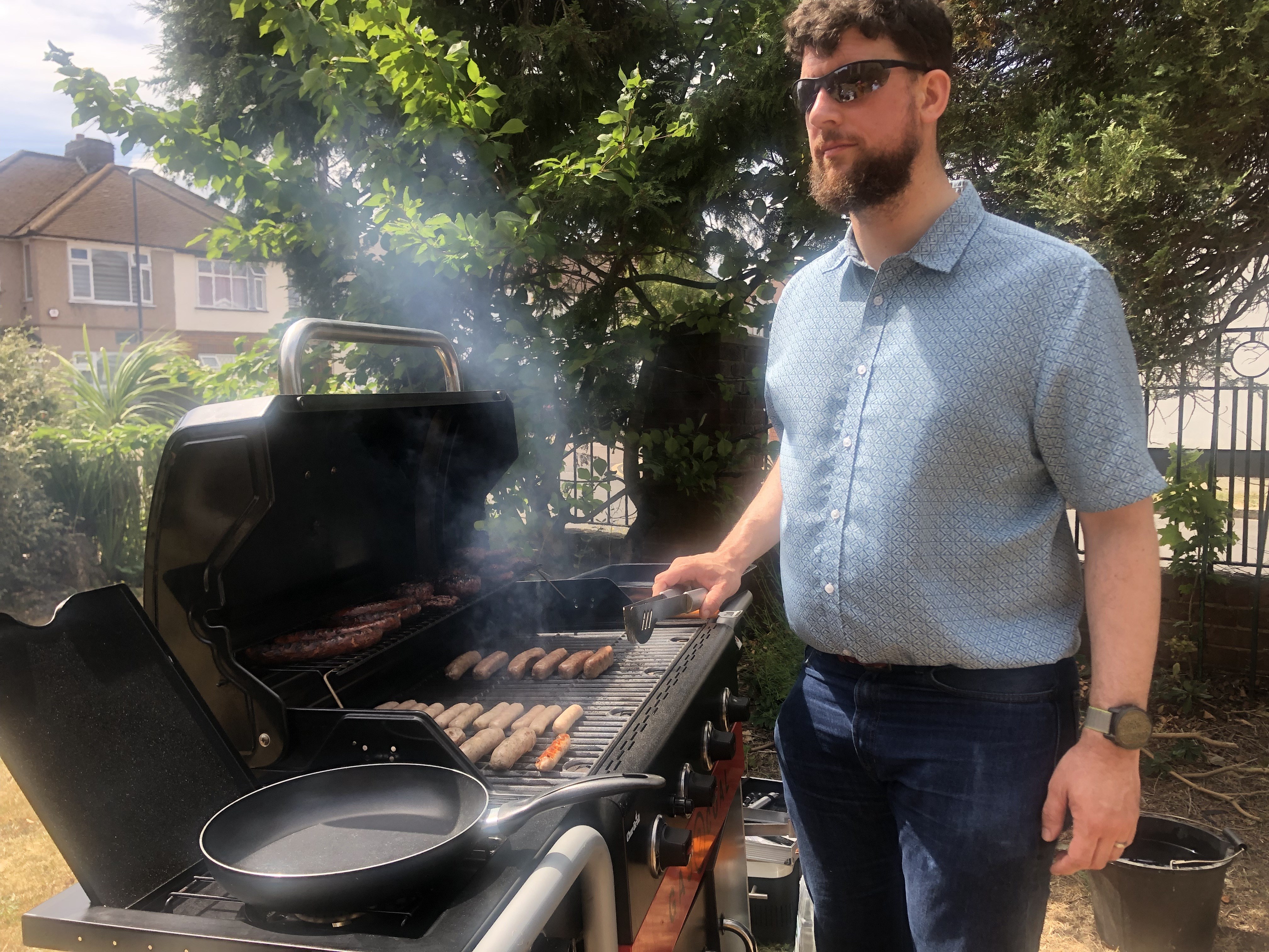 BBQ Colin W cooking