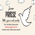 Junior Praise starts on Sunday 7 September
