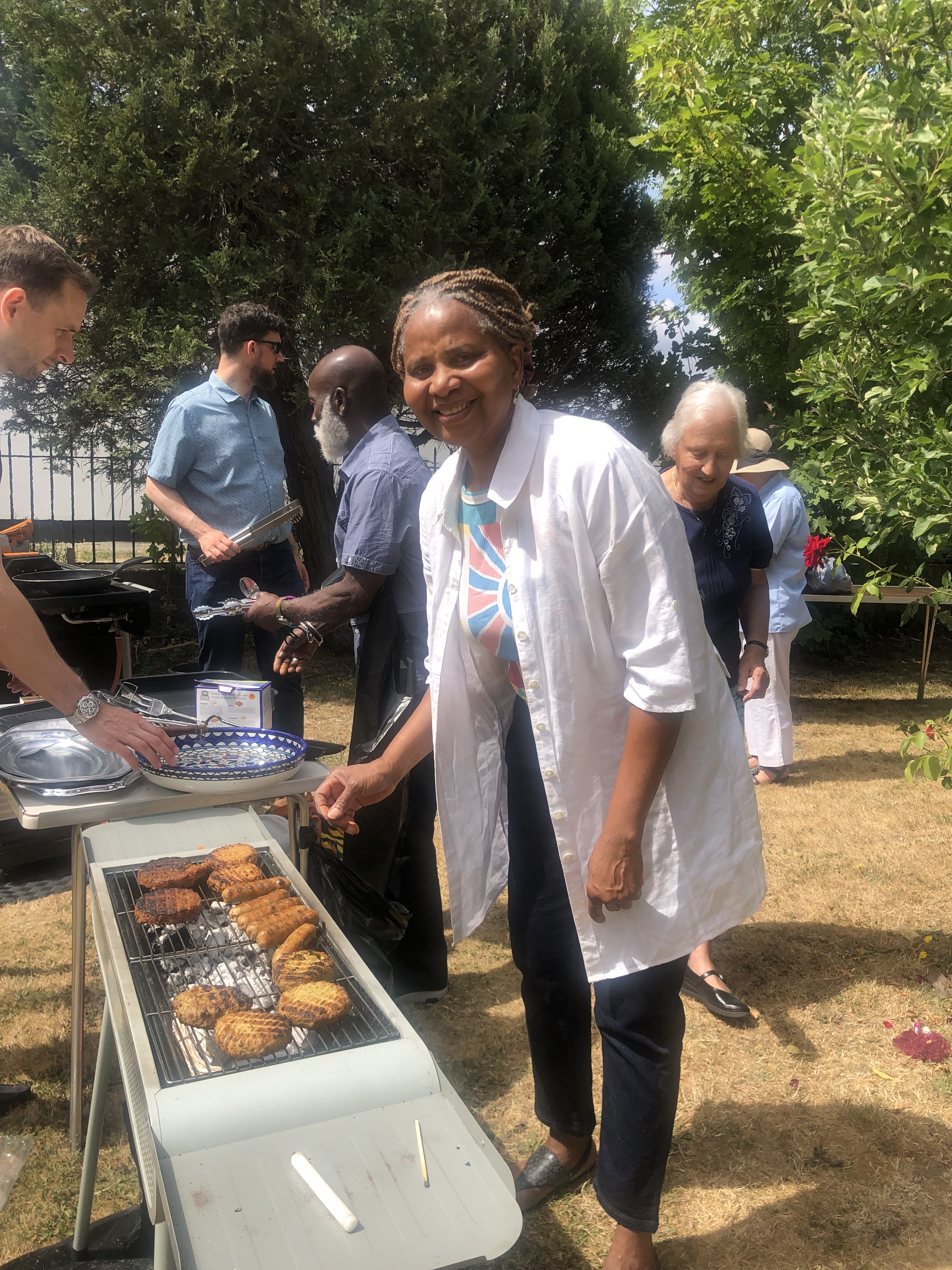 Fun, food and bubbles at Summer BBQ - Resident Hedgehog Named!